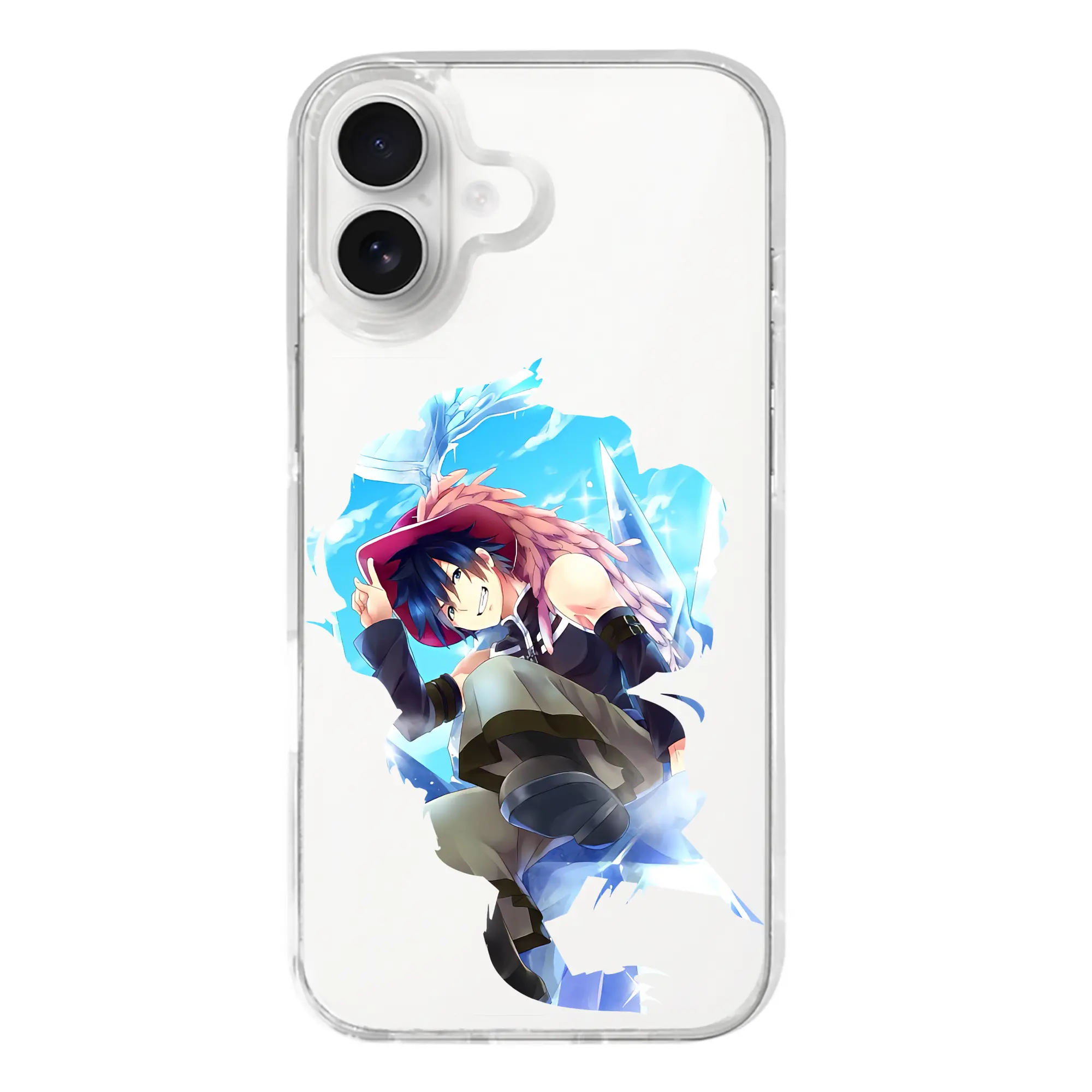 フェアリーテイル グッズ グレイ・フルバスター - iPhone 17シリーズ 透明スマホケース – 薄型・耐衝撃・精密フィット保護カバー